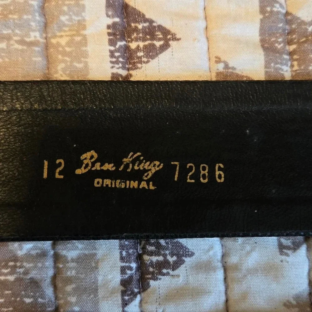 Ben King Black/Cream Vintage Belt